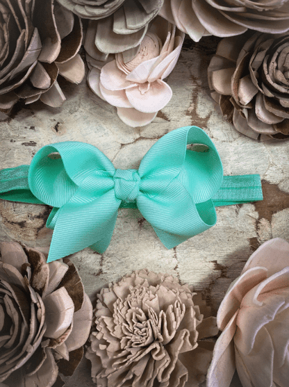 Hair Bow Essential Grosgrain - Headband - 4"