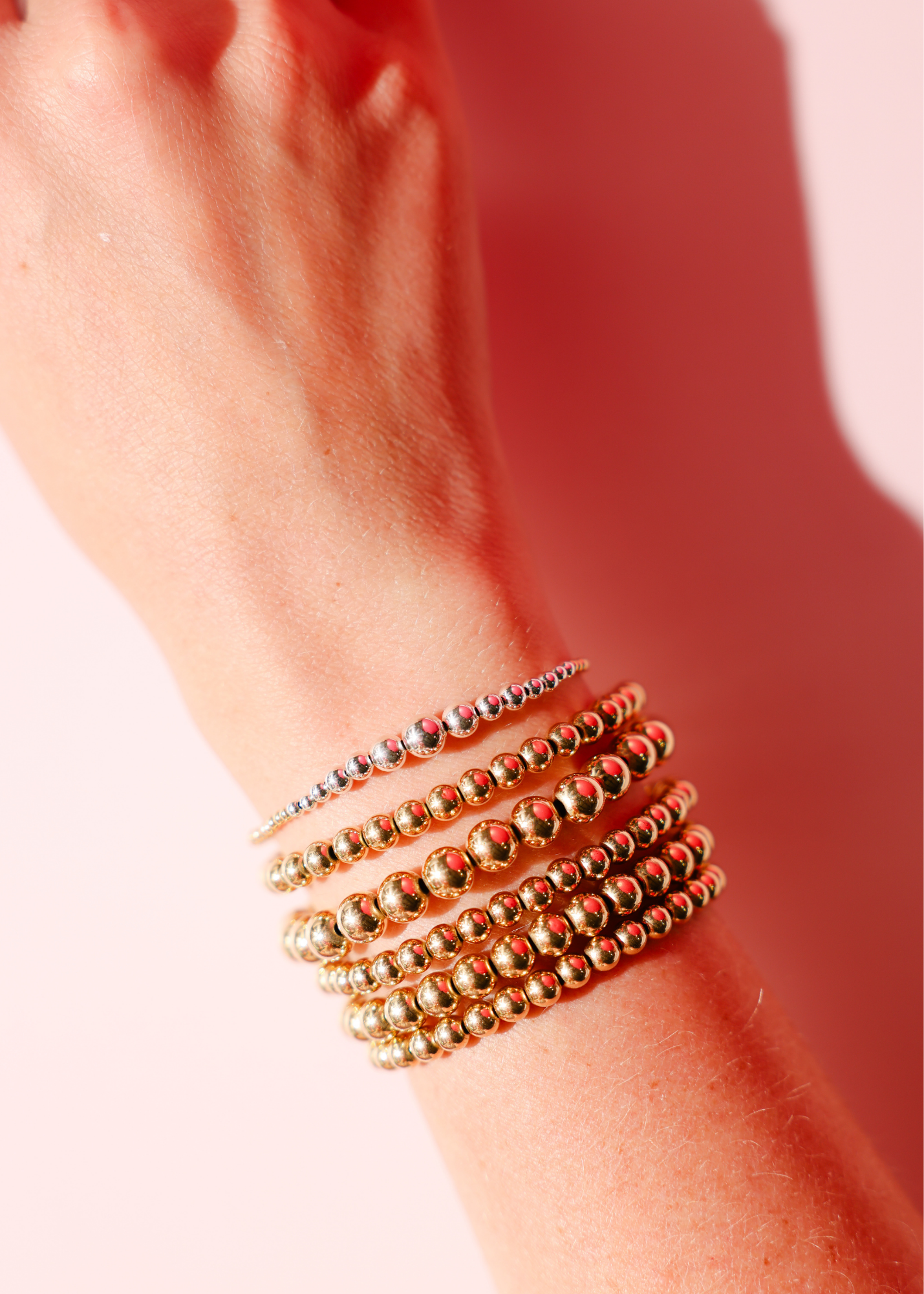 Bracelet Hilo in Gold with Silver