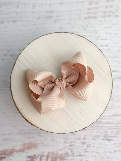 Hair Bow Essential Grosgrain Alligator Clip 4"