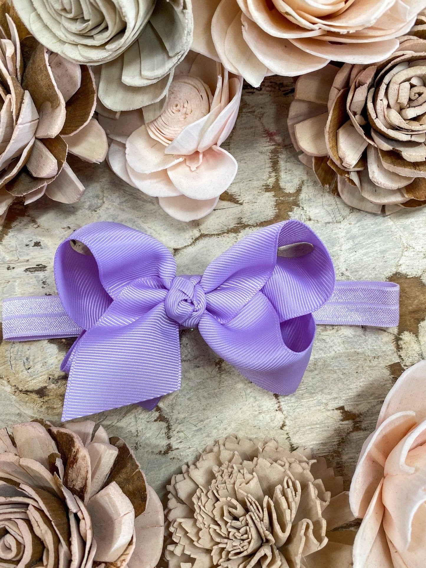 Hair Bow Essential Grosgrain - Headband - 4"