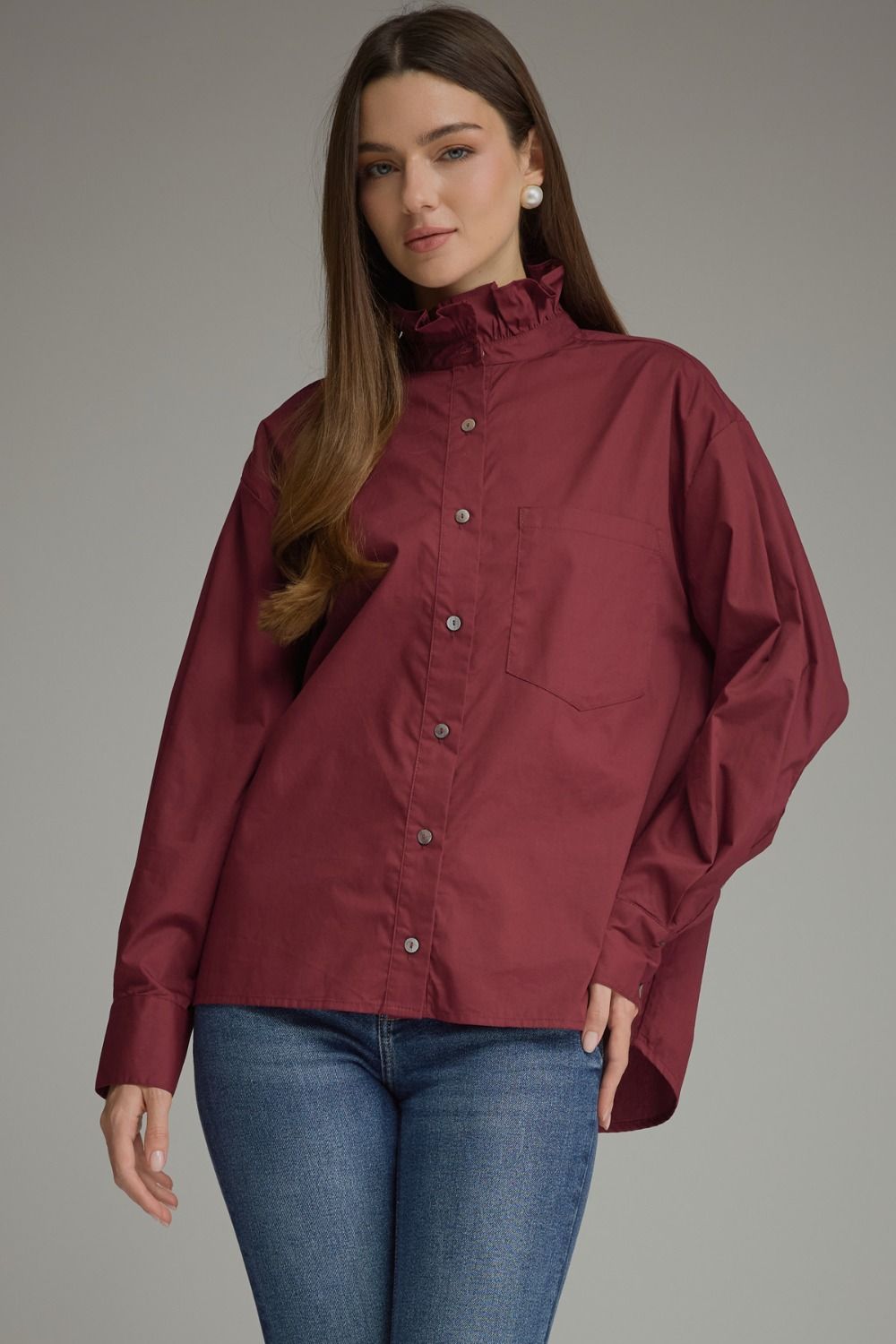 Entro Top Long Sleeve with Mock Neck