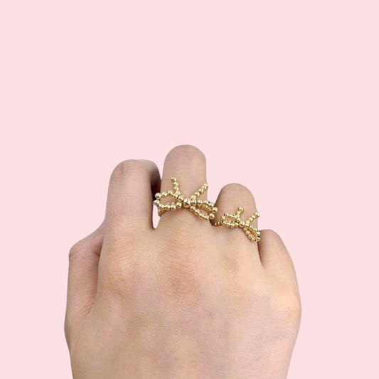 Bow Ring Gold