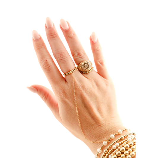 Hand Chain Beaded