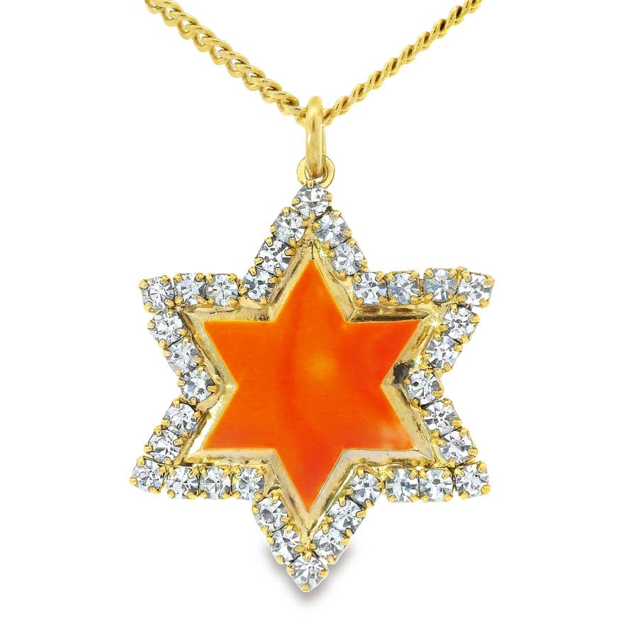 Neon Star of Davids