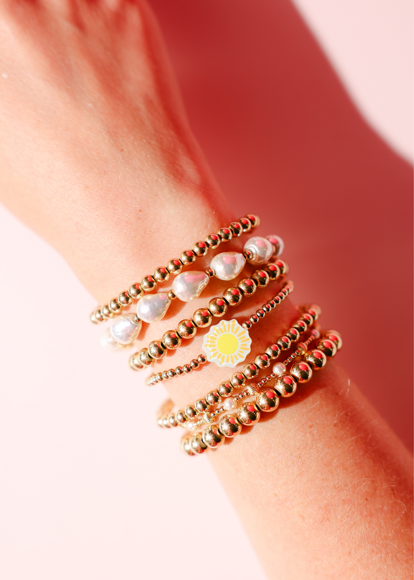 Bracelet Sunshine on Gold