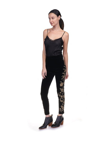 LEGGING NYOMI STRETCH VELVET