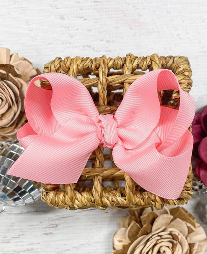 Hair Bow Essential Grosgrain Alligator Clip 4"
