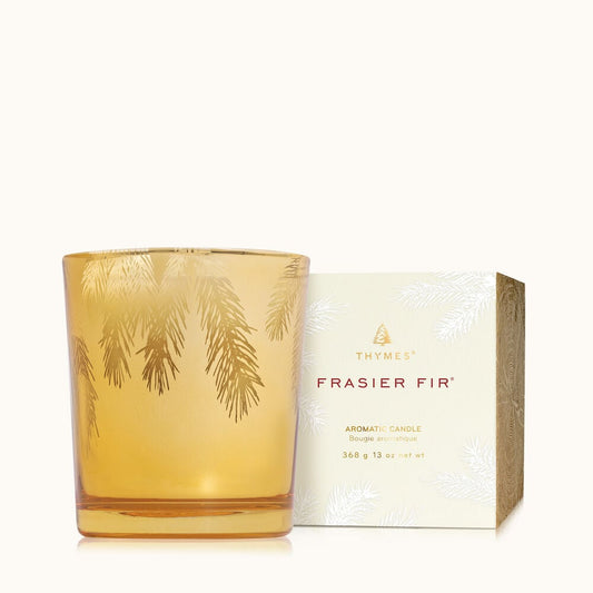 Frasier Fir Gilded Gold Candle Poured
