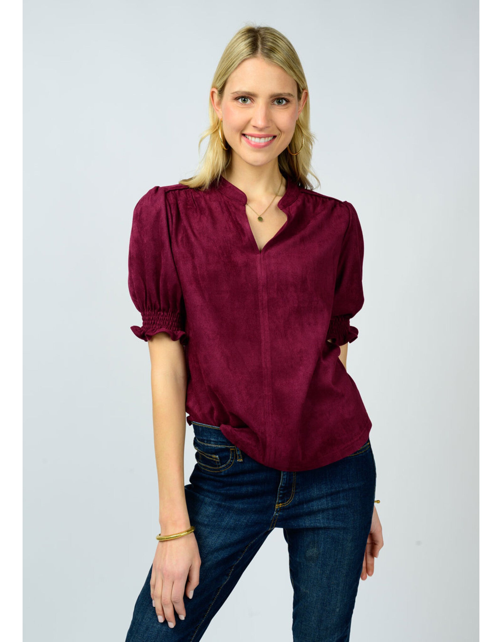 Wine Ivy Jane Top 