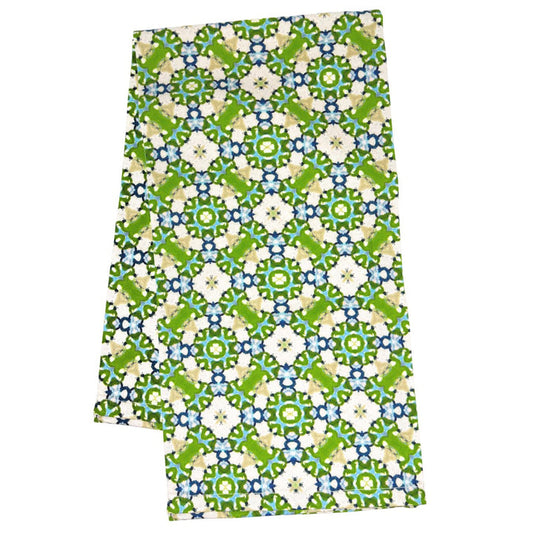 green tea towel 