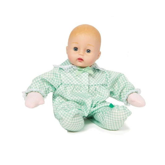 DOLL HUGGUMS MINT CHECKED LIGHT SKIN