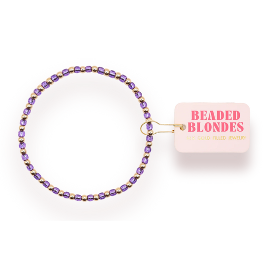 Demi Bracelet in Dark Purple