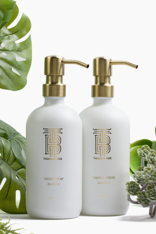 Hand Soap Glass Dispenser