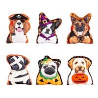 Pillow Dog Halloween Mini 6 Asst
