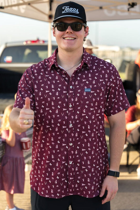 BURLEBO PERFORMANCE BUTTON UP SHIRT | Multiple Colors
