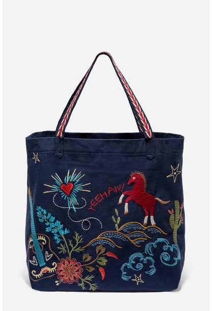 TOTE TEXAS EVERYDAY EMB NAVY
