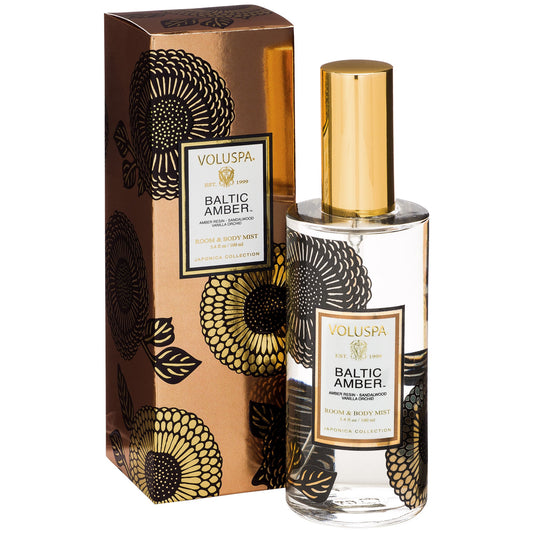 SPRAY BALTIC AMBER ROOM & BODY 3.4OZ BOTTLE