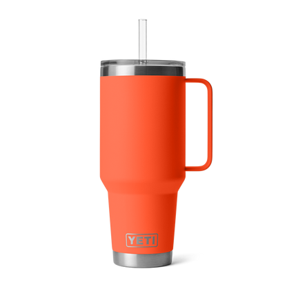 RAMBLER 42OZ MUG STRAW LID TUMBLER