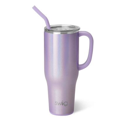 MEGA MUG W/ HANDLE LID STRAW (Multiple Patterns)