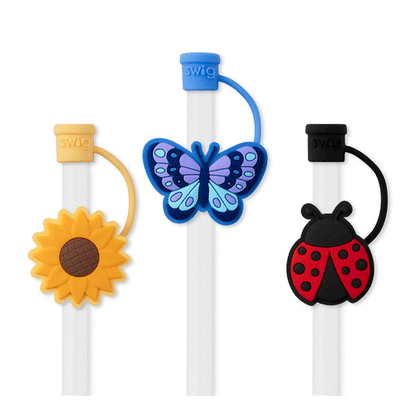 STRAW TOPPER 3PC SET