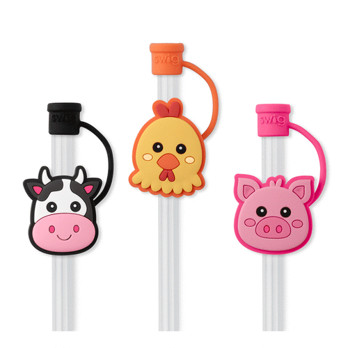 STRAW TOPPER 3PC SET