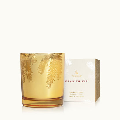Frasier Fir Gilded Gold Candle Poured