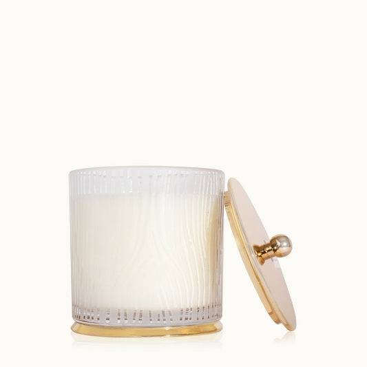 Candle Frosted Wood Grain Frasier Fir