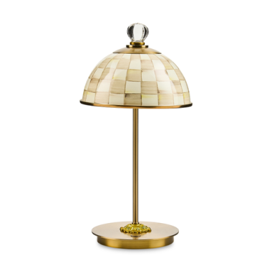 Mackenzie-Childs Lamp Mocha LED Dome
