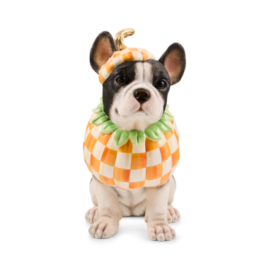 Mackenzie-Childs FrenchIE Dog Trick or Treat Figurine