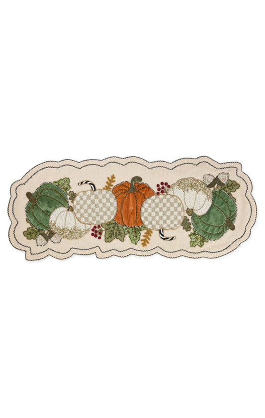 TABLE RUNNER HOLIDAY BEADED (Various Styles)