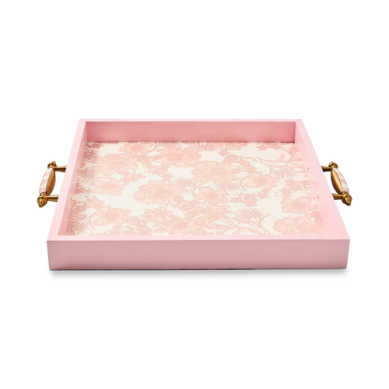 Mackenzie Childs Serving Tray Rosy English Garden