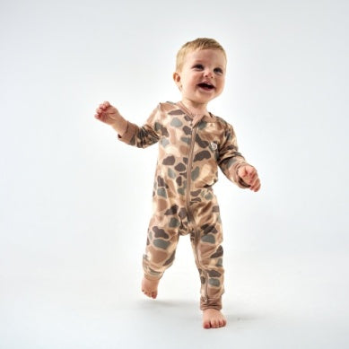 BURLEBO Baby Zip Up PINTAIL CAMO
