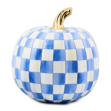 Mackenzie-Childs PumpkinRoyal Check Medium
