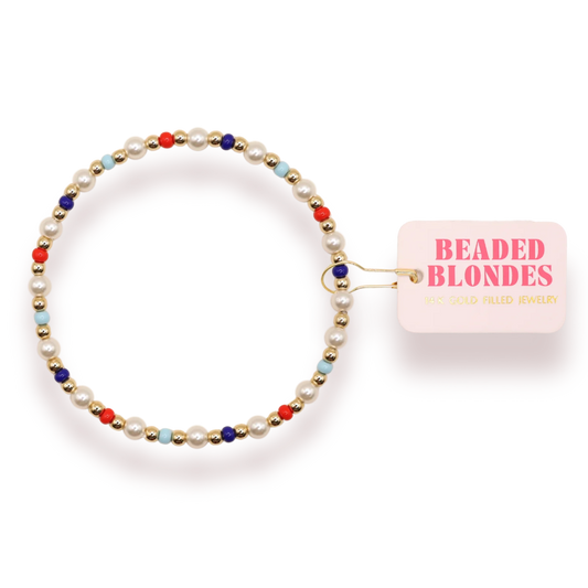 Luci Bracelet Red White Blue